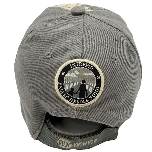 NAPA / NASCAR Camo Cap – Intrepid Fallen Heroes Patch, Racing / Military Style - Picture 7 of 11